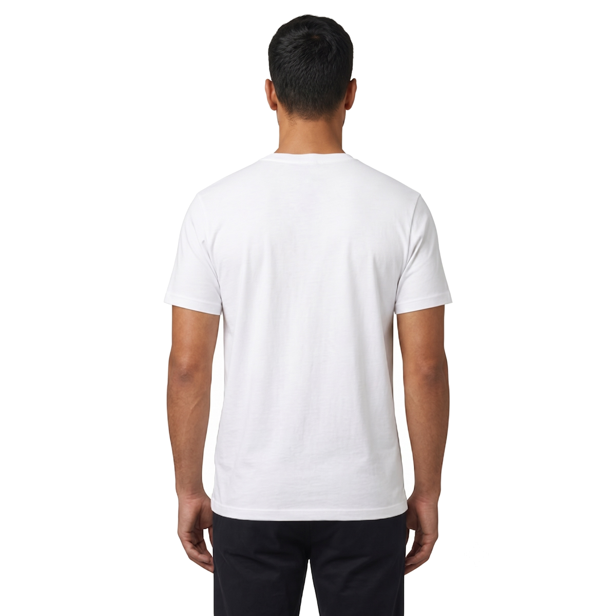 Playera Fruit of the Loom Cuello V Caballero 2525Vm Blancos
