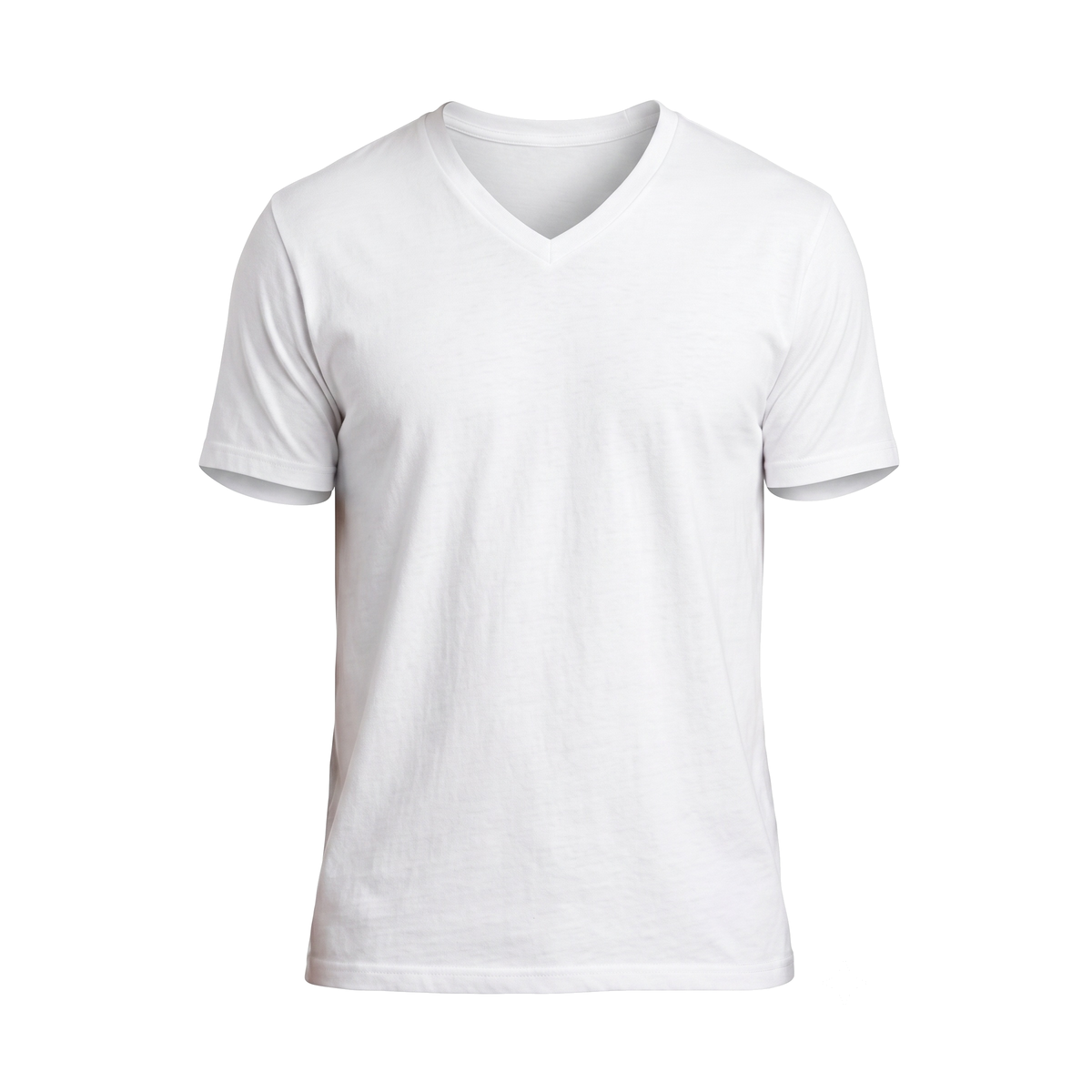 Playera Fruit of the Loom Cuello V Caballero 2525Vm Blancos
