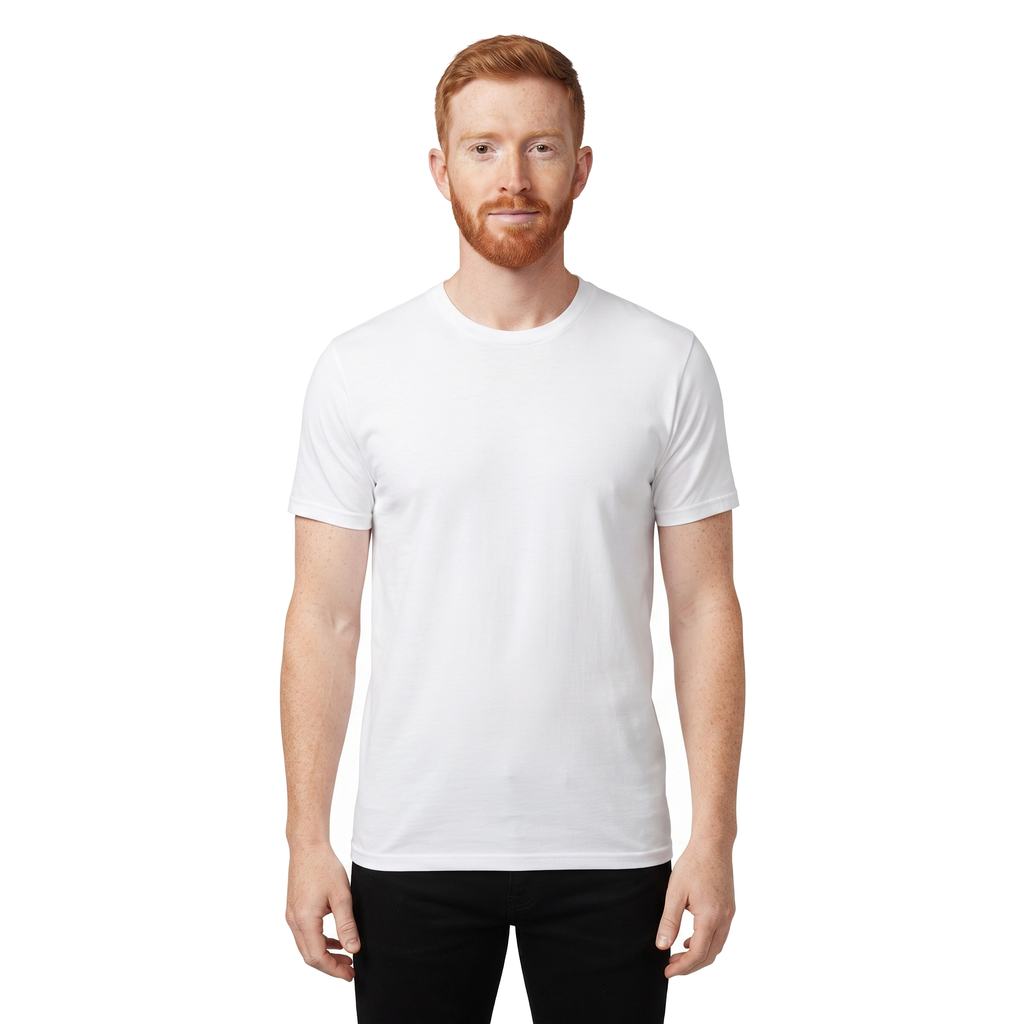Playera Fruit of the Loom Cuello Redondo Caballero 2727M Blc