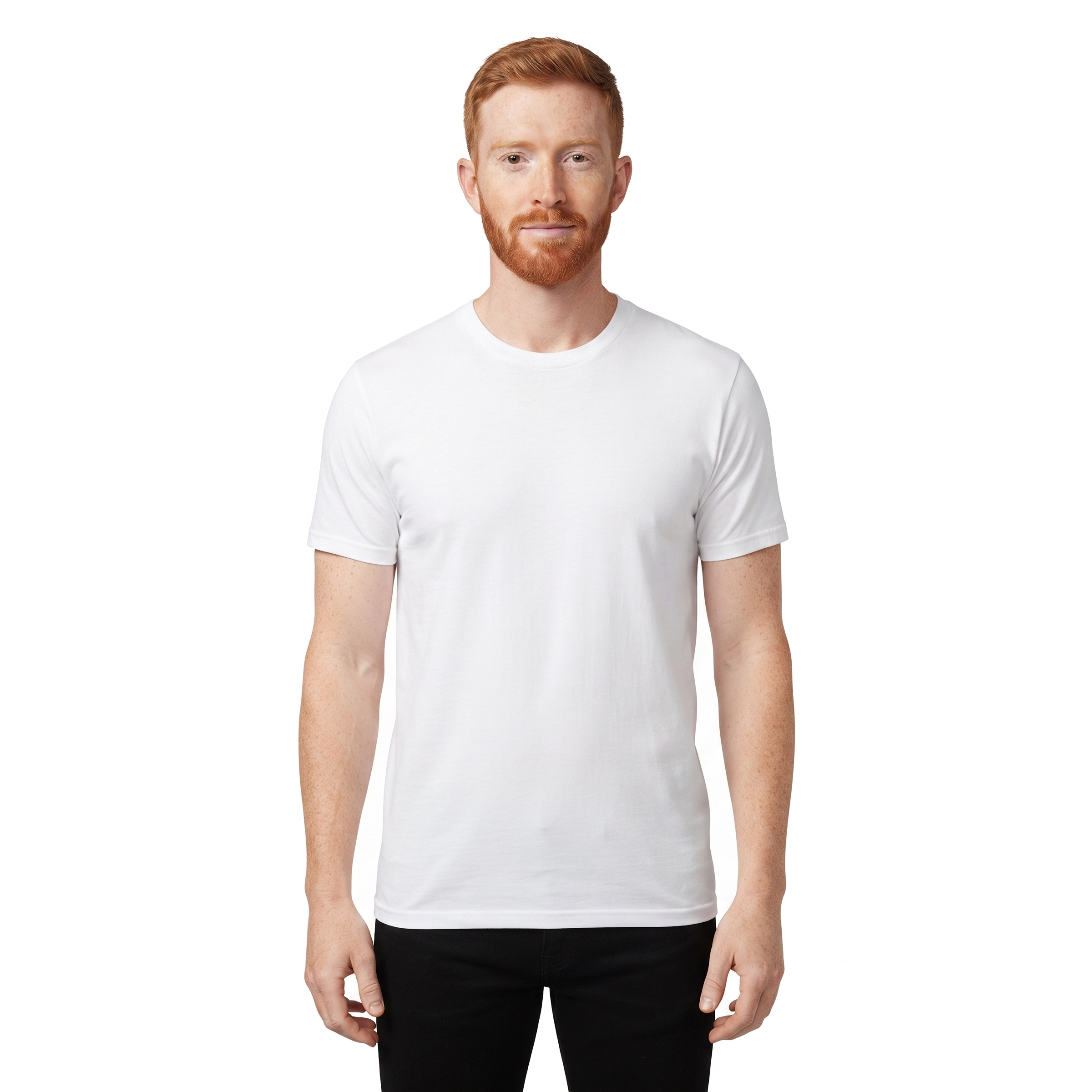 Playera Fruit of the Loom Cuello Redondo Caballero 2727M Blc