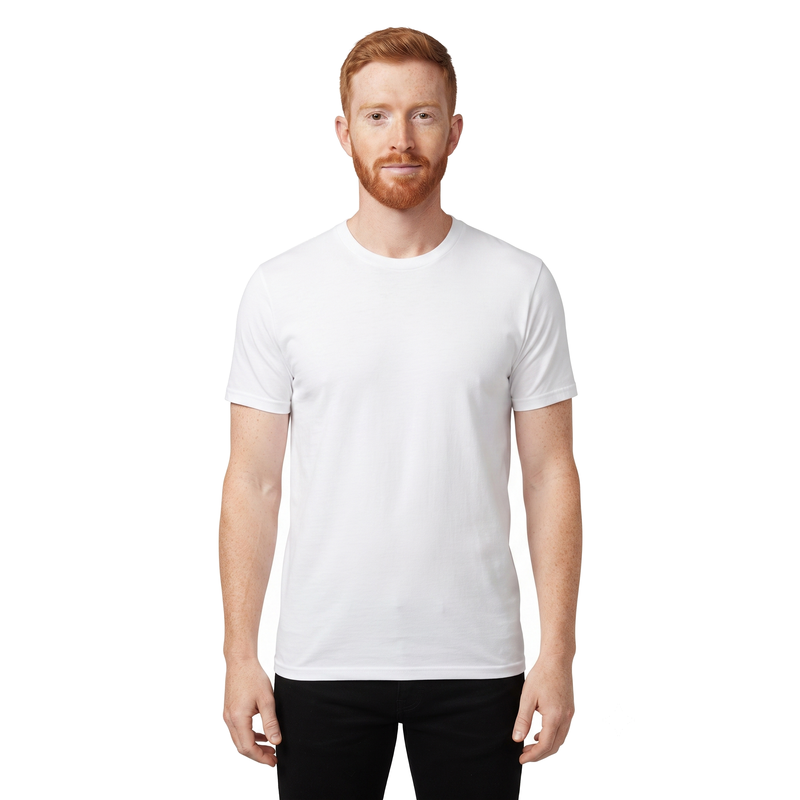 Playera Fruit of the Loom Cuello Redondo Caballero 2727M Blc