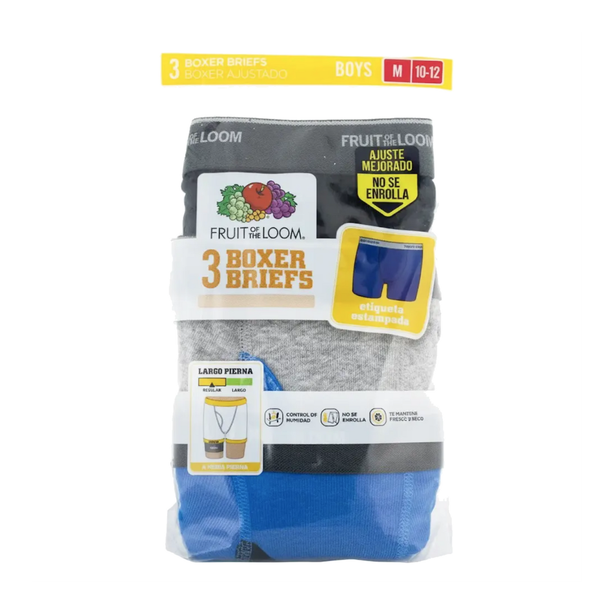 Boxer Fruit of the Loom Niño 3Pack 3Relbcm Multicolor