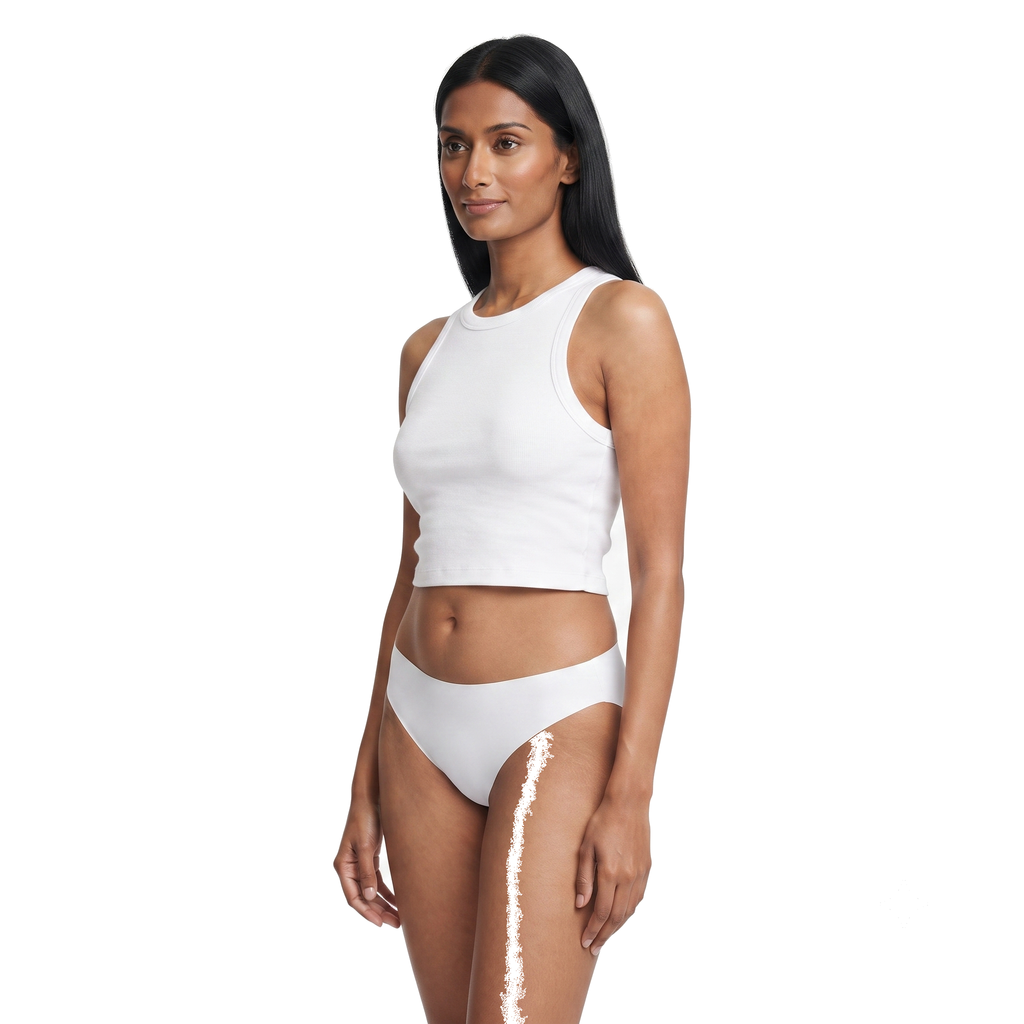 Bikin Dama Fruit of the Loom  3Dbikwm Blanco 3Pz