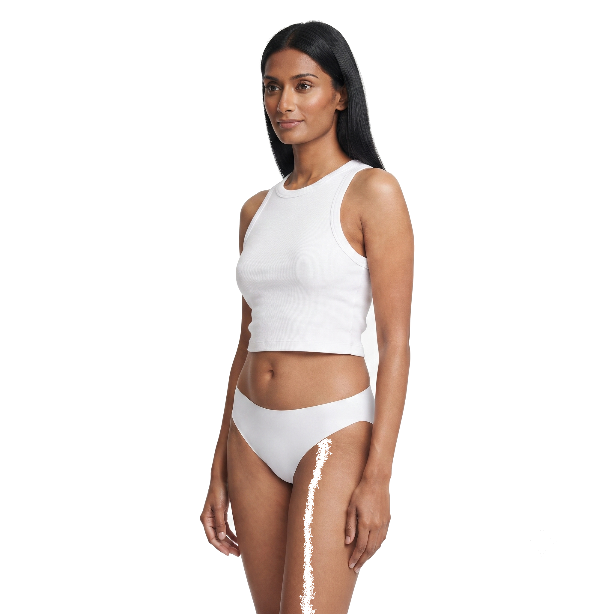 Bikin Dama Fruit of the Loom  3Dbikwm Blanco 3Pz