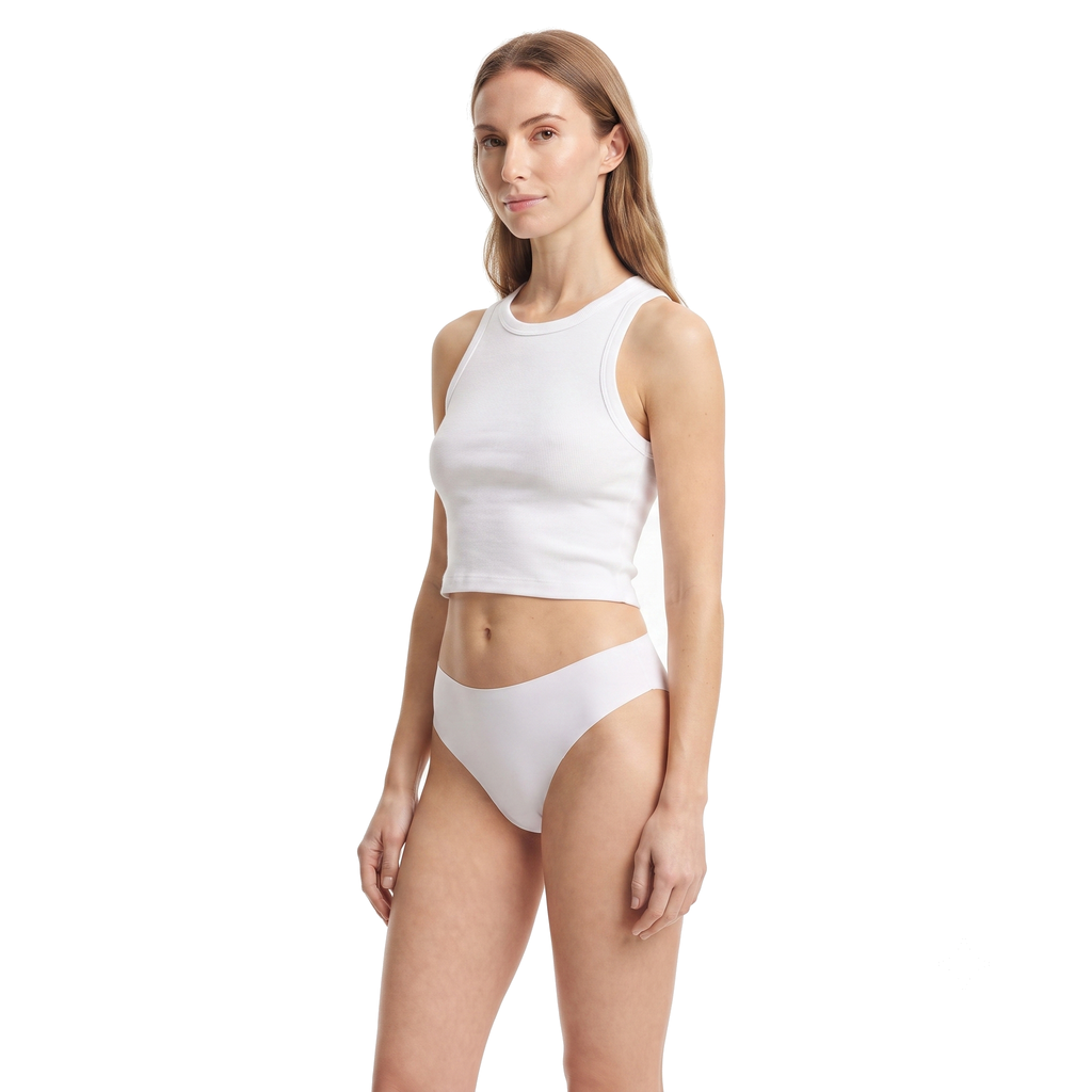 Panty Corte Frances Dama Fruit of the Loom 3Dhicwm Blanco