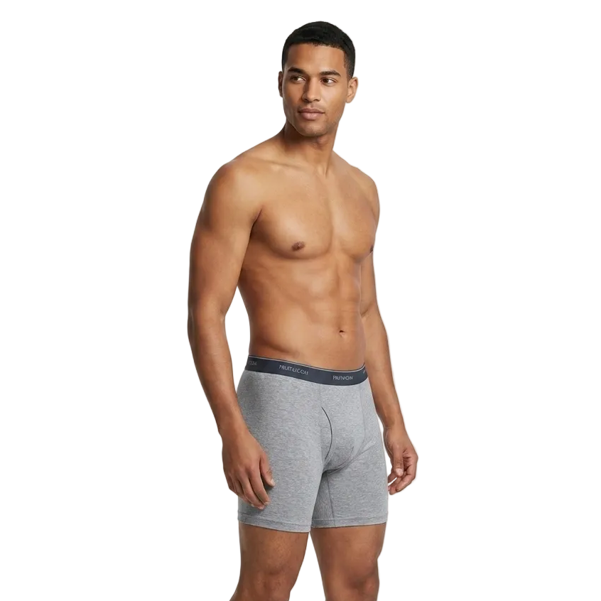 Boxer Ajustado Fruit of the Loom Caballero 4Bb761M Negro/Gri