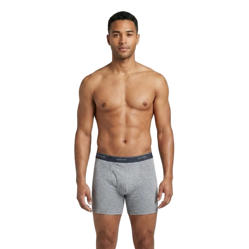 Boxer Ajustado Fruit of the Loom Caballero 4Bb761M Negro/Gri
