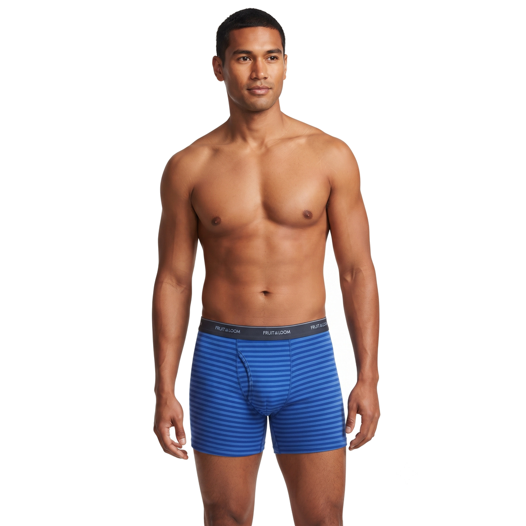 Boxer Fruit of the Loom Caballero Low Rise 4Pack 4El46L Raya