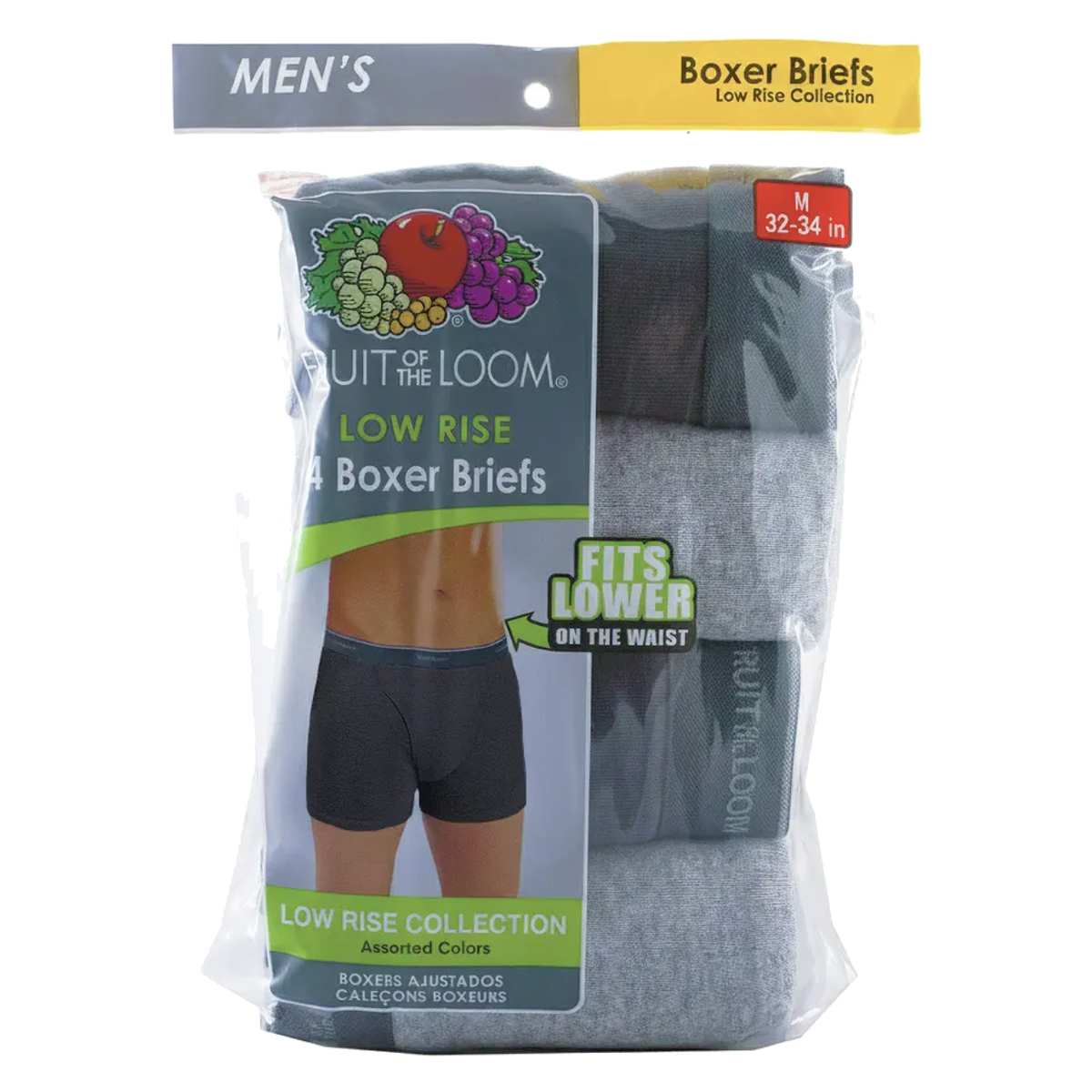 Boxer Fruit of the Loom Caballero Low Rise 4Pack 4El74Lm