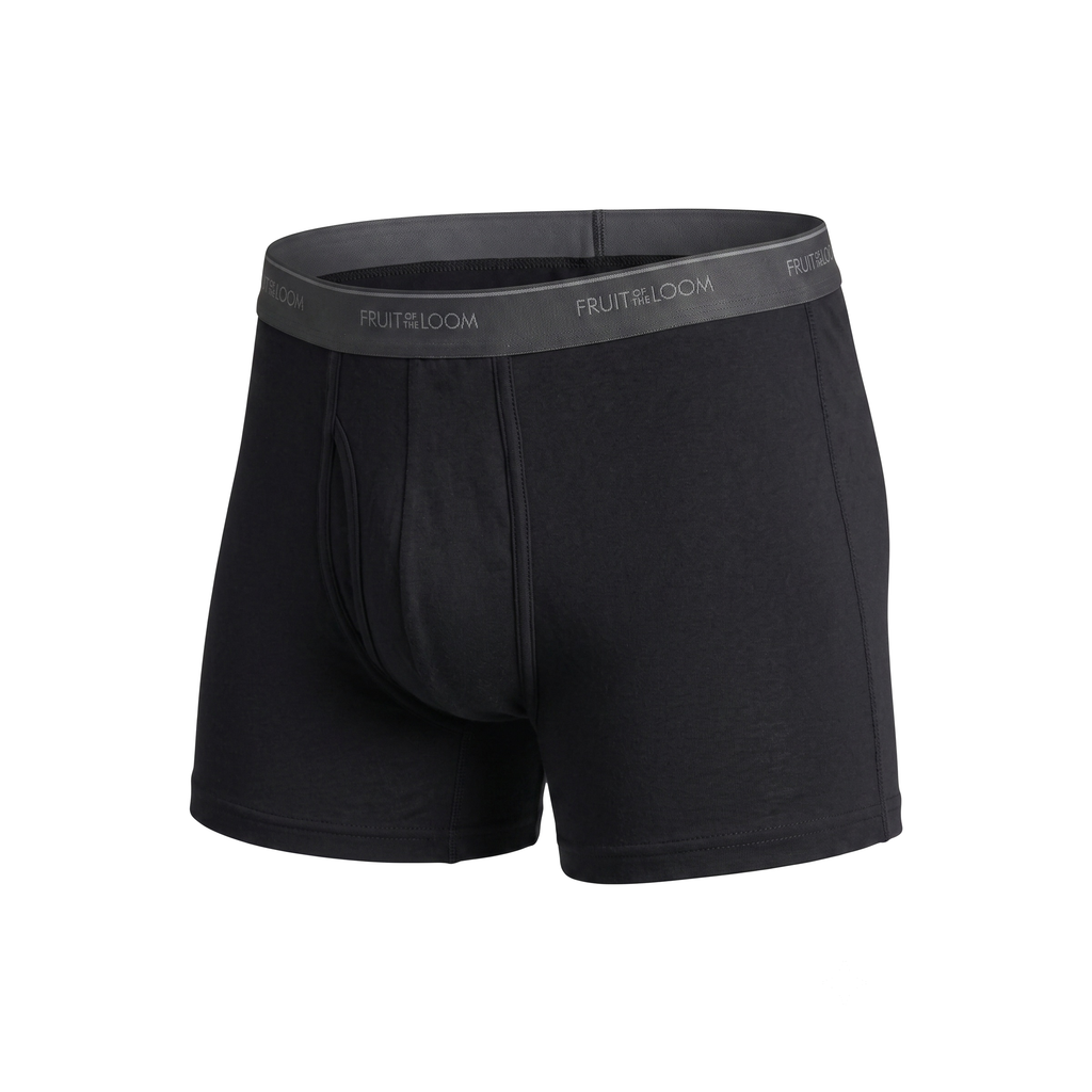 Boxer Fruit of the Loom Caballero 4Pack 4Tr761M Negro/Gris