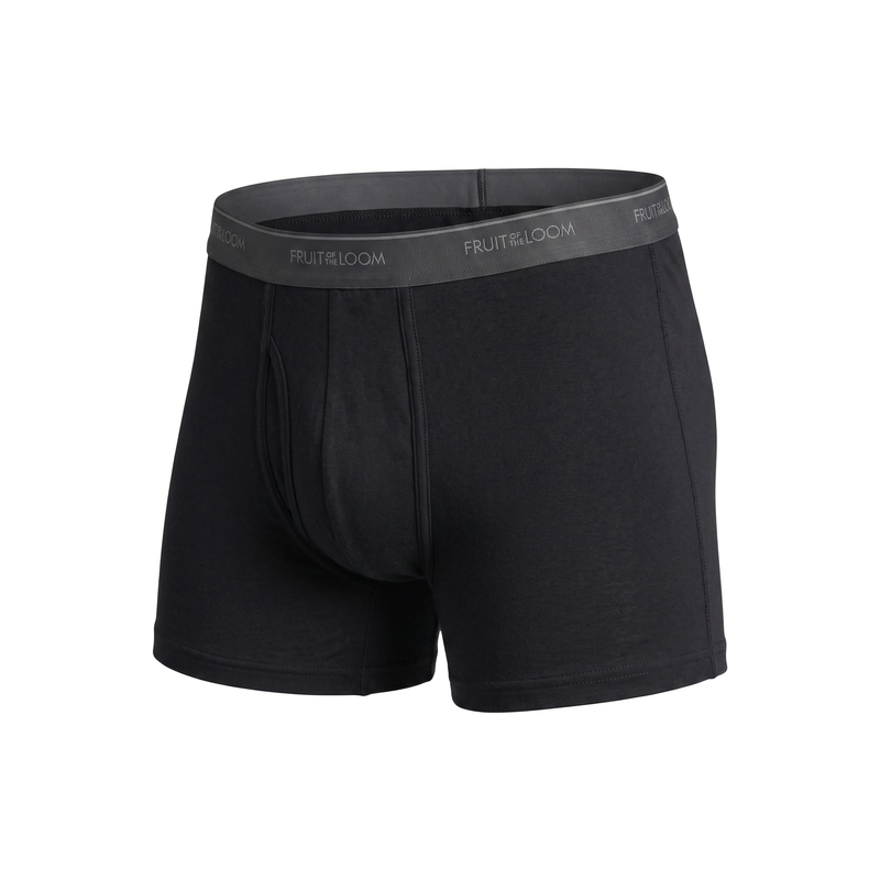 Boxer Fruit of the Loom Caballero 4Pack 4Tr761M Negro/Gris