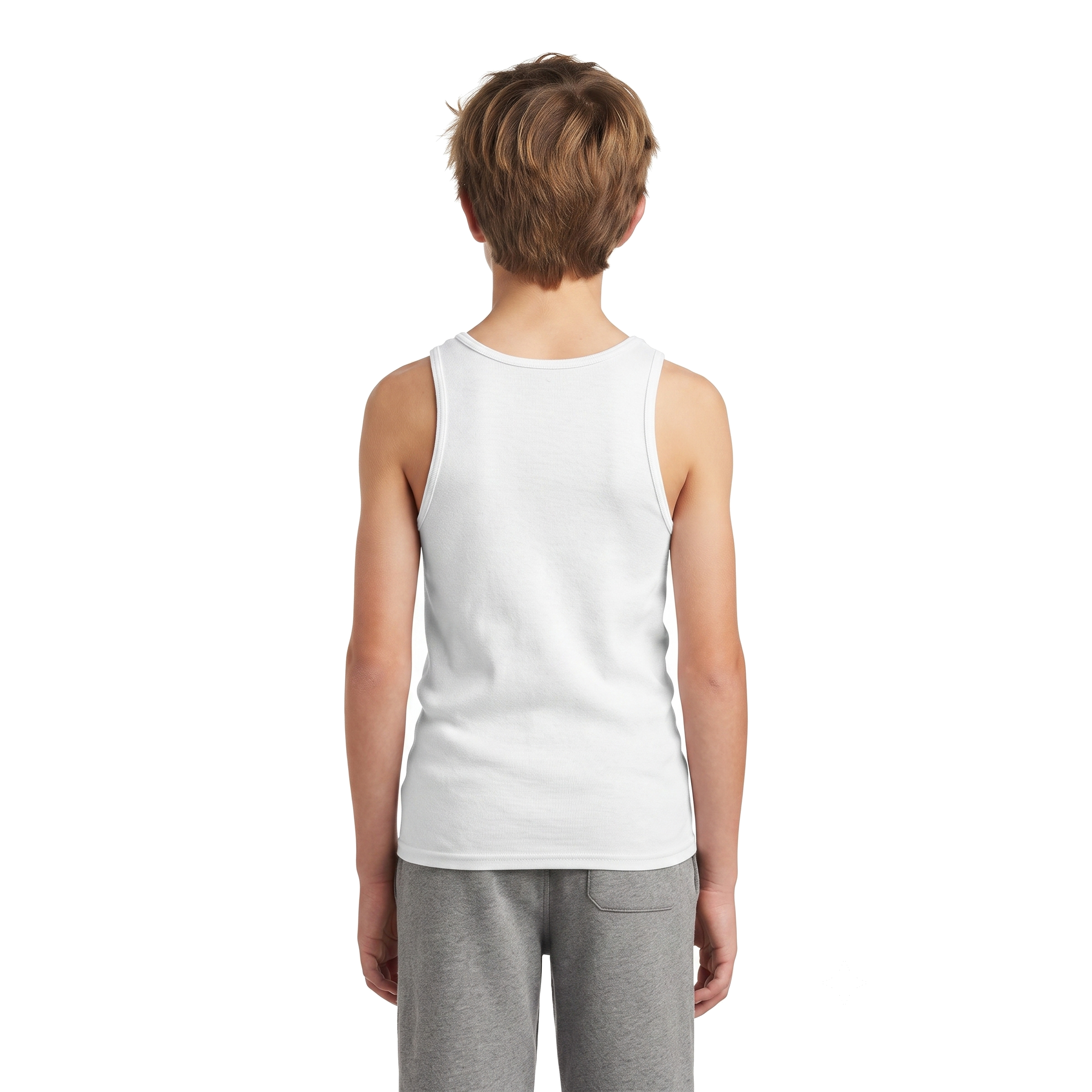 Camiseta Niño Fruit of the Loom Atletica 3Pack 501Bm Blanco
