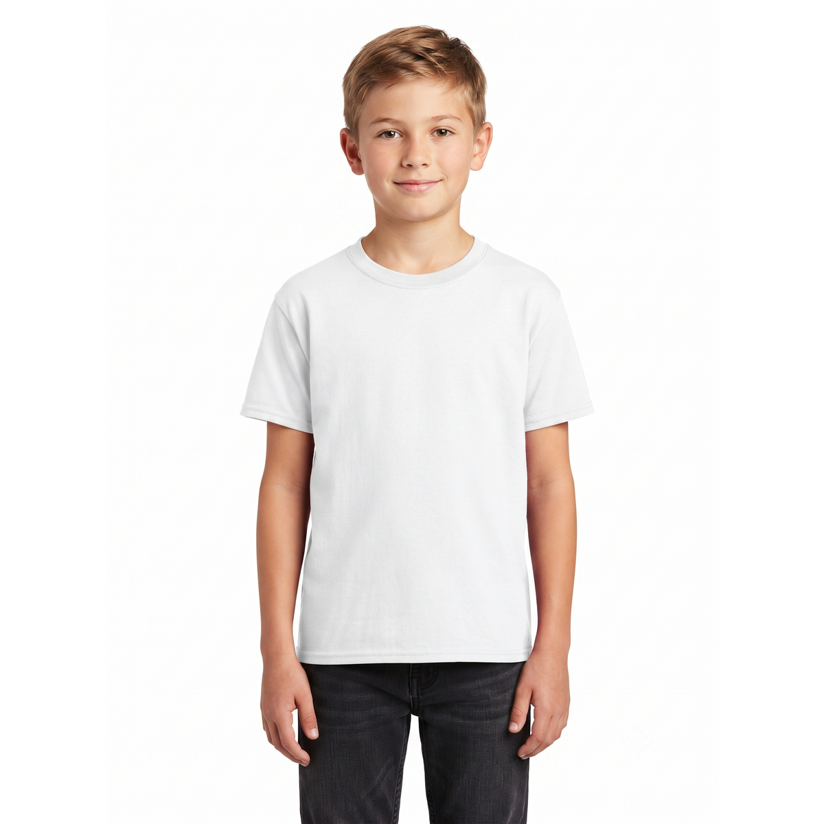 Camiseta Niño Fruit of the Loom Cuello Redondo 525Bm Blanco