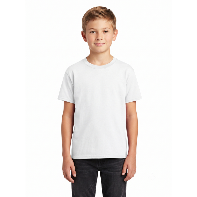 Camiseta Niño Fruit of the Loom Cuello Redondo 525Bm Blanco