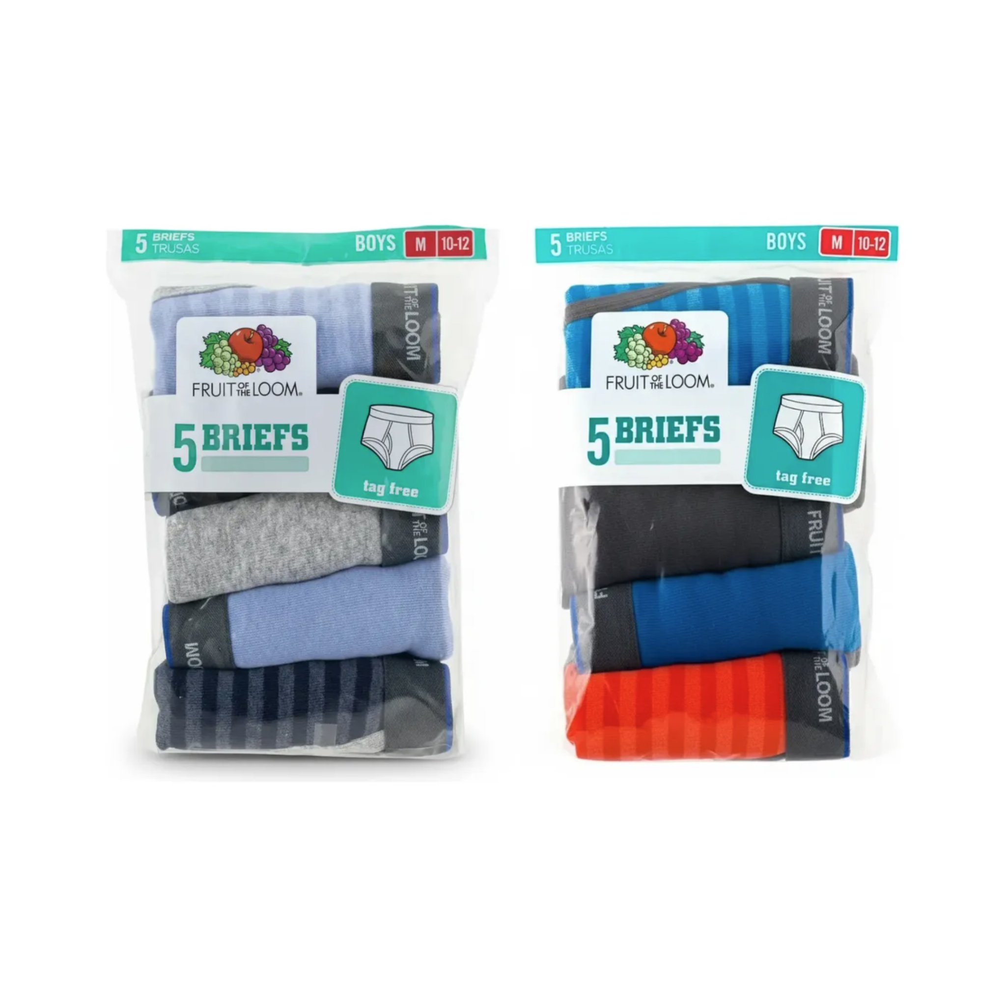 Trusa Fruit of the Loom Niño 5Pack 5P469Bm Multicolor Azules