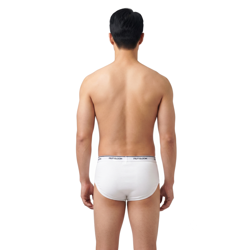 Trusa Fruit of the Loom Caballero Clasica 3Pack 7601M Blanco