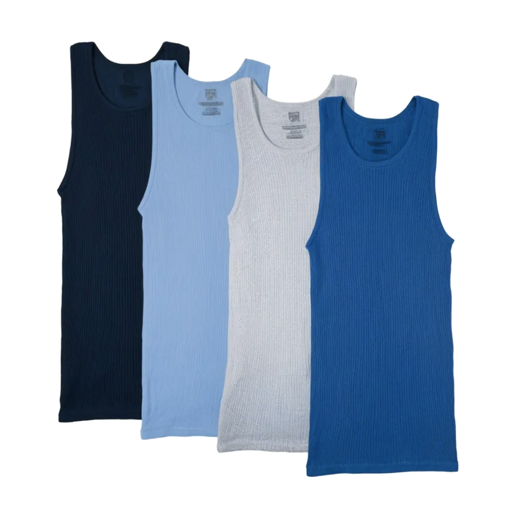 Camiseta Atletica Fruit of the Loom 4Pack Bl261Cm Azules