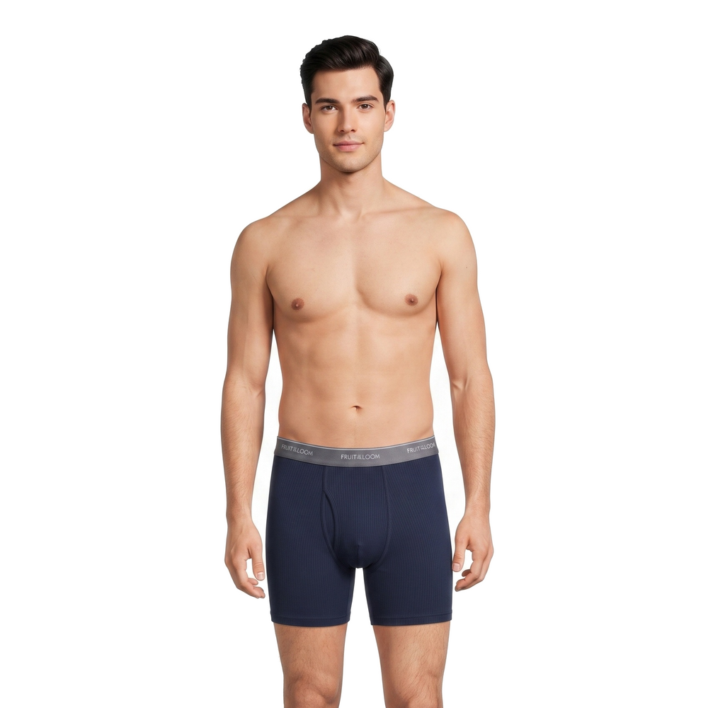 Boxer Ajustado Fruit of the Loom Caballero Blbb76M Azules