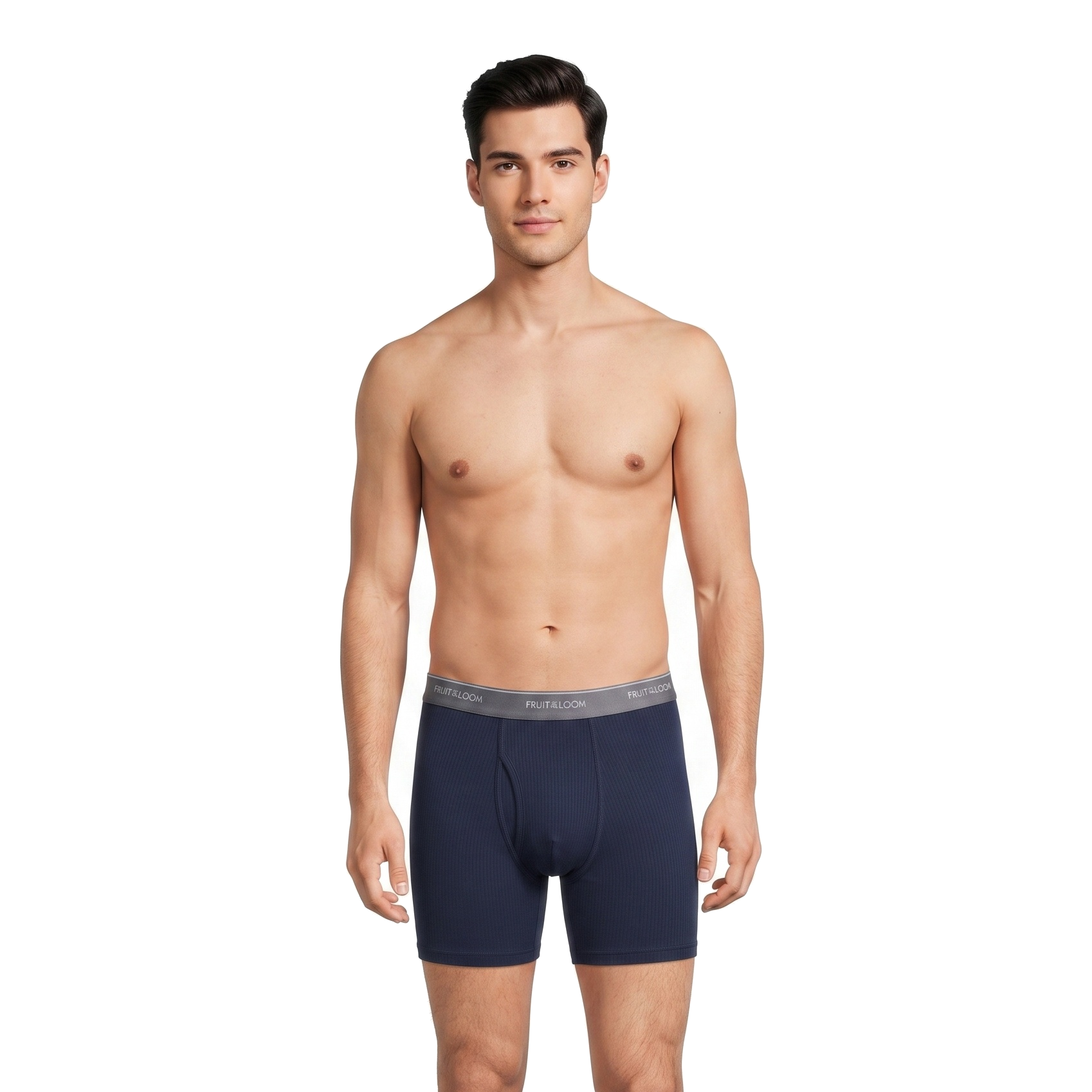 Boxer Ajustado Fruit of the Loom Caballero Blbb76M Azules