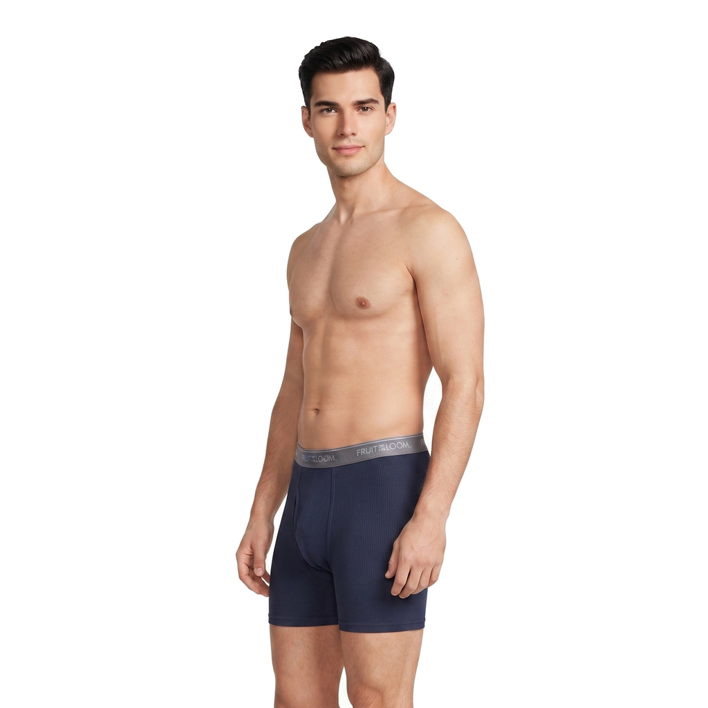 Boxer Ajustado Fruit of the Loom Caballero Blbb76M Azules