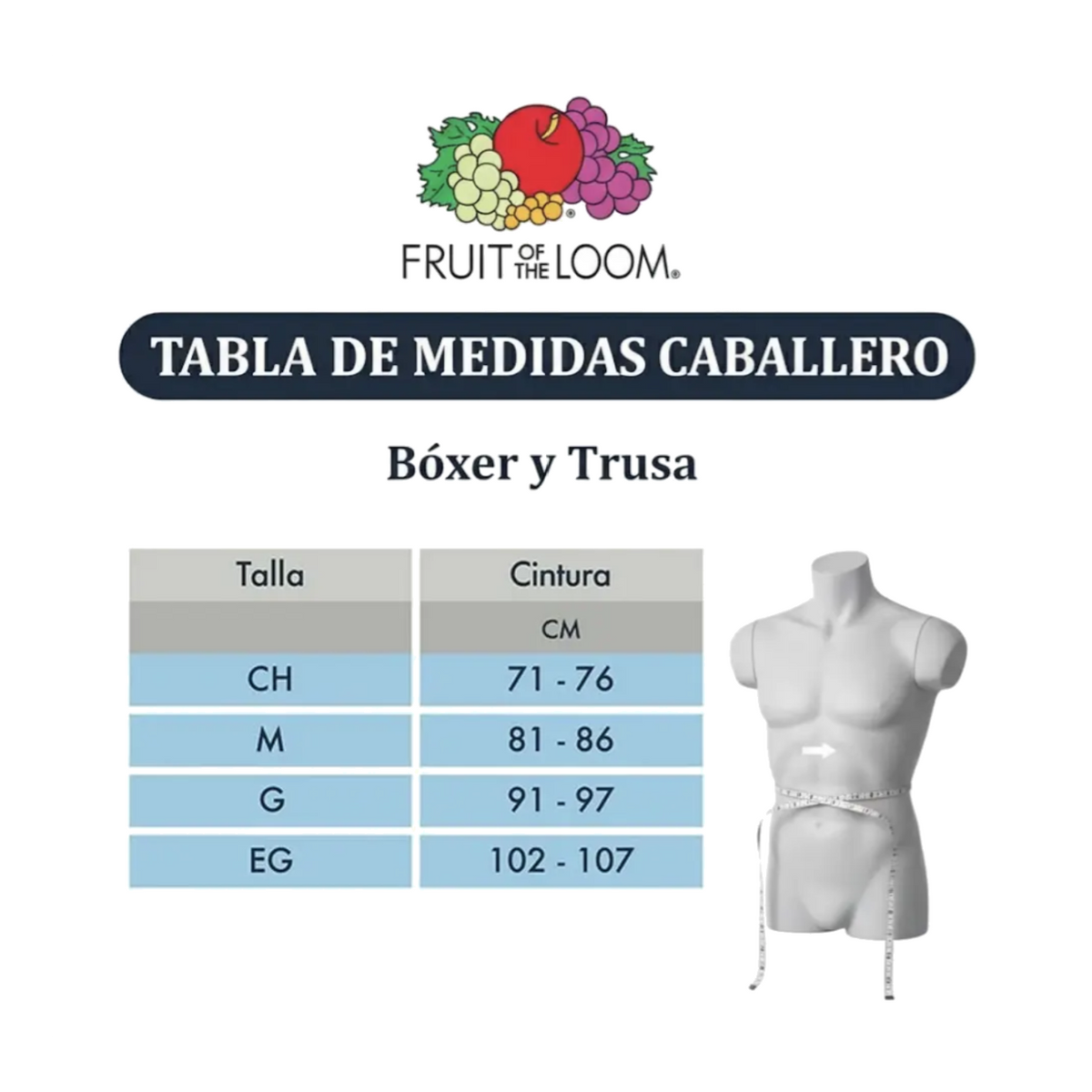 Boxer Fruit of the Loom Caballero 4Pack 4Tr761M Negro/Gris
