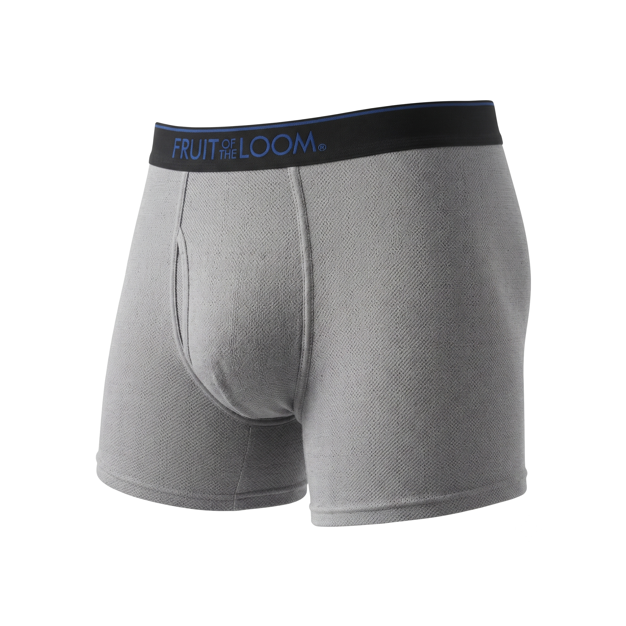 Boxer Fruit of the Loom Caballero Trunk Breathable Tri-cool Negro/Gris
