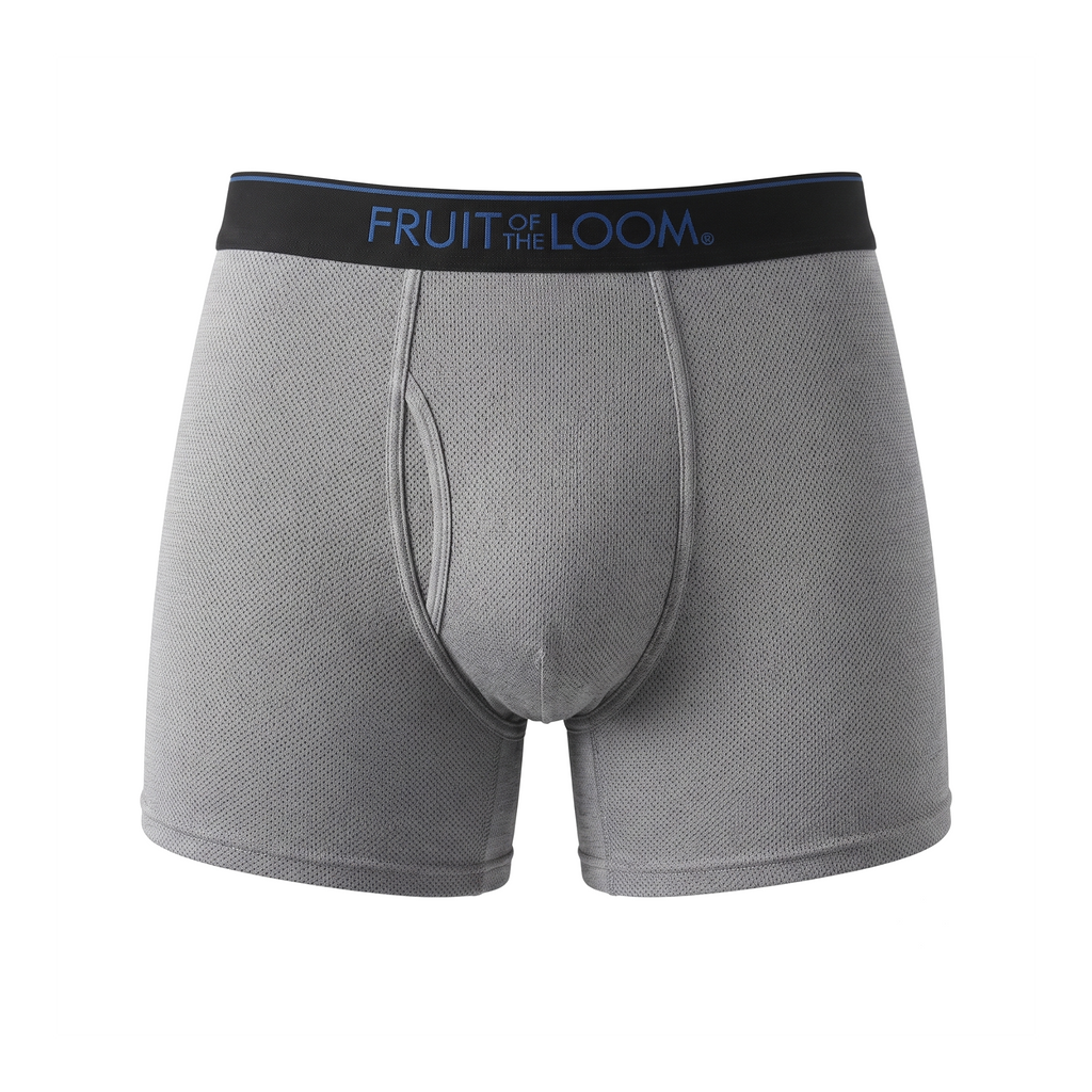 Boxer Fruit of the Loom Caballero Trunk Breathable Tri-cool Negro/Gris