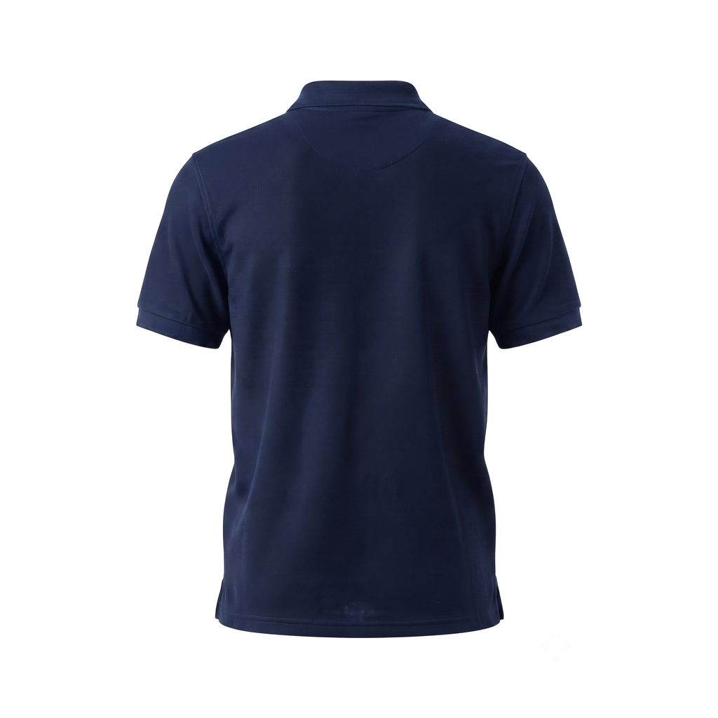 Playera Tipo Polo Fruit of the Loom Caballero Casual Premium Azul Marino