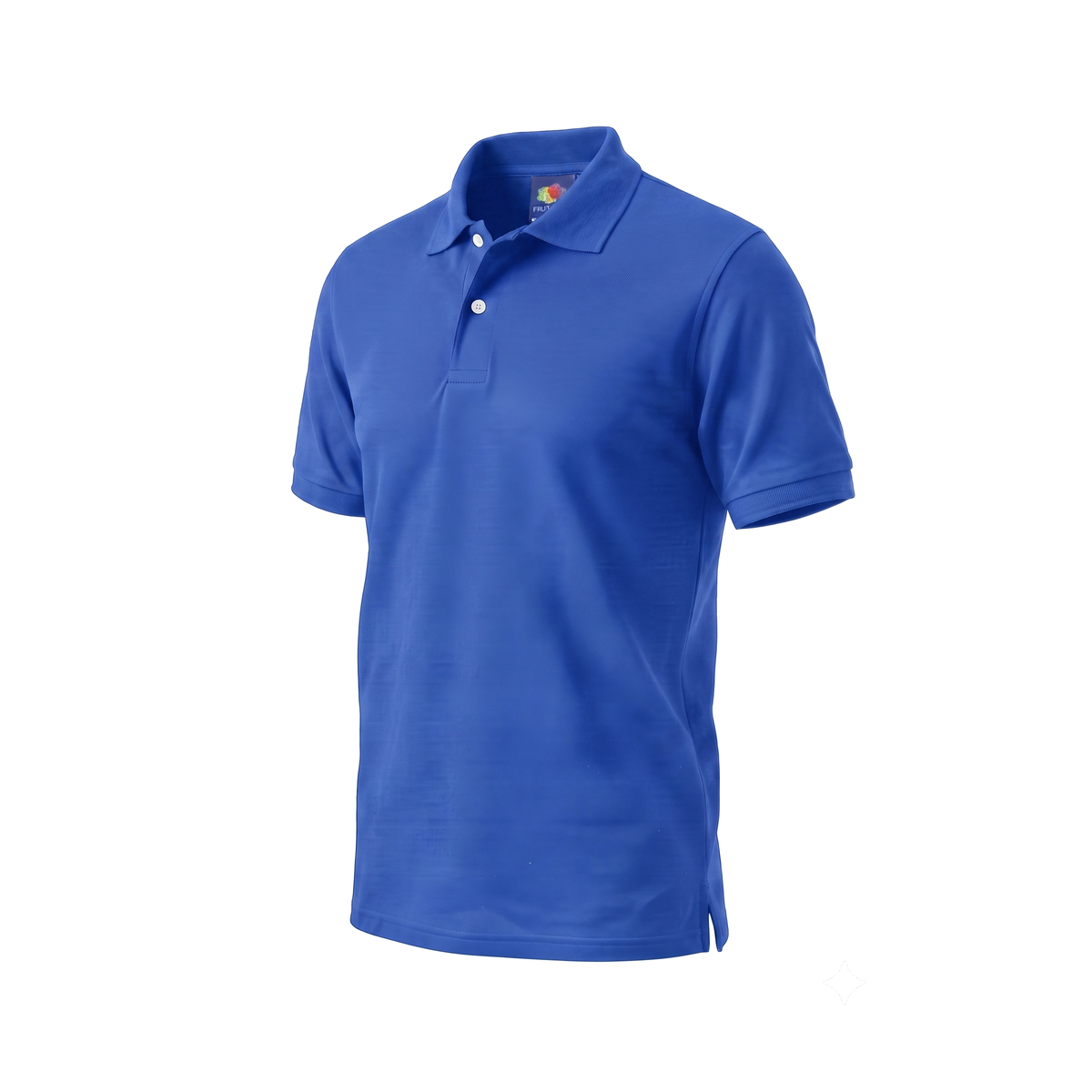 Playera Tipo Polo Fruit of the Loom Caballero Casual Premium Azul Royal