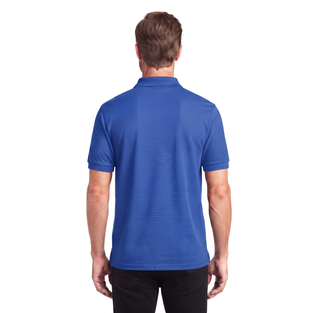 Playera Tipo Polo Fruit of the Loom Caballero Casual Premium Azul Royal