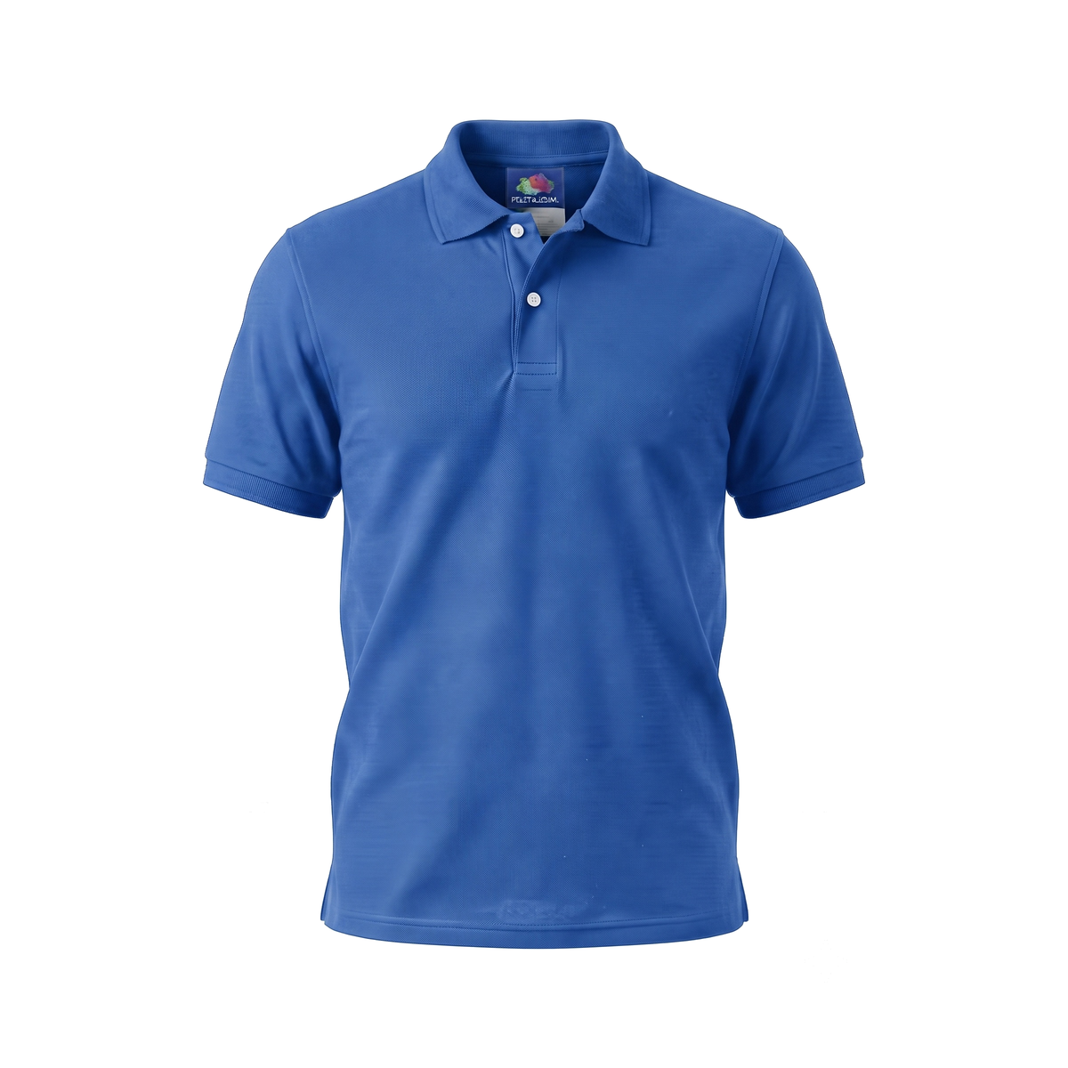 Playera Tipo Polo Fruit of the Loom Caballero Casual Premium Azul Royal
