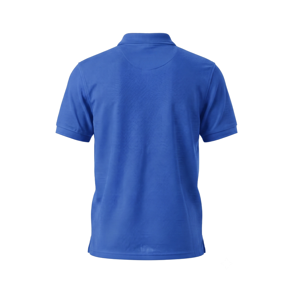 Playera Tipo Polo Fruit of the Loom Caballero Casual Premium Azul Royal