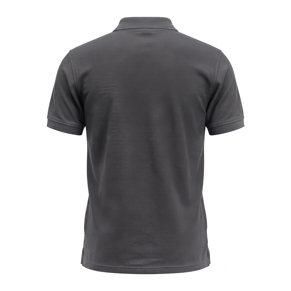 Playera Tipo Polo Fruit of the Loom Caballero Casual Premium Gris Oscuro
