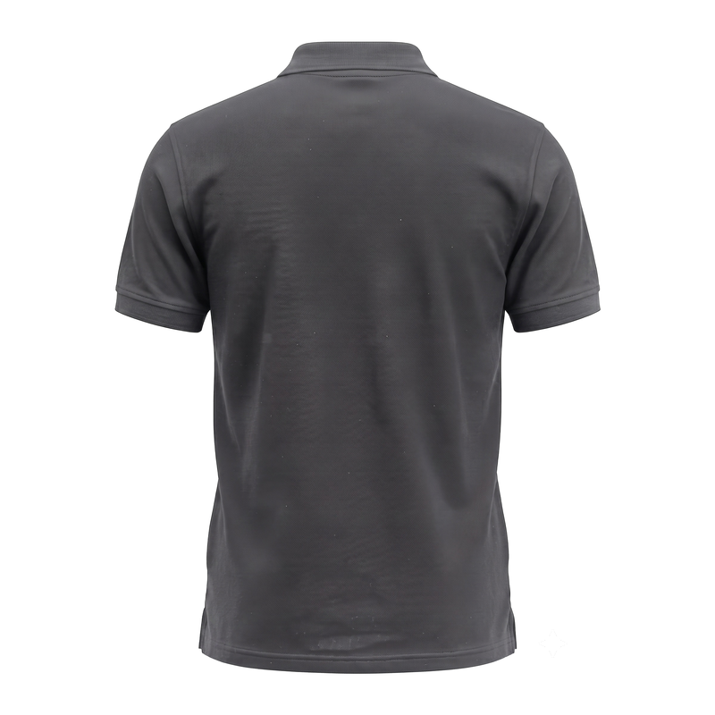 Playera Tipo Polo Fruit of the Loom Caballero Casual Premium Gris Oscuro