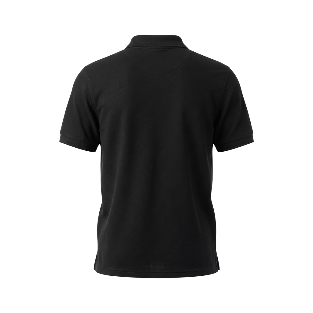 Playera Tipo Polo Fruit of the Loom Caballero Casual Premium Negro
