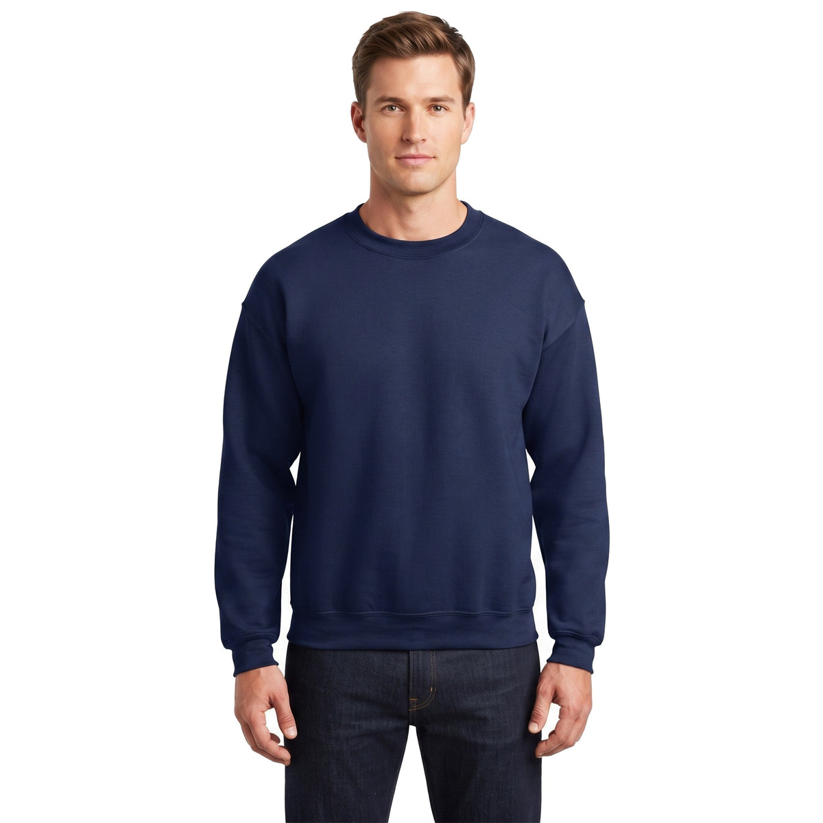 Sudadera Jerzees Básica Caballero Q4000 Azul marino