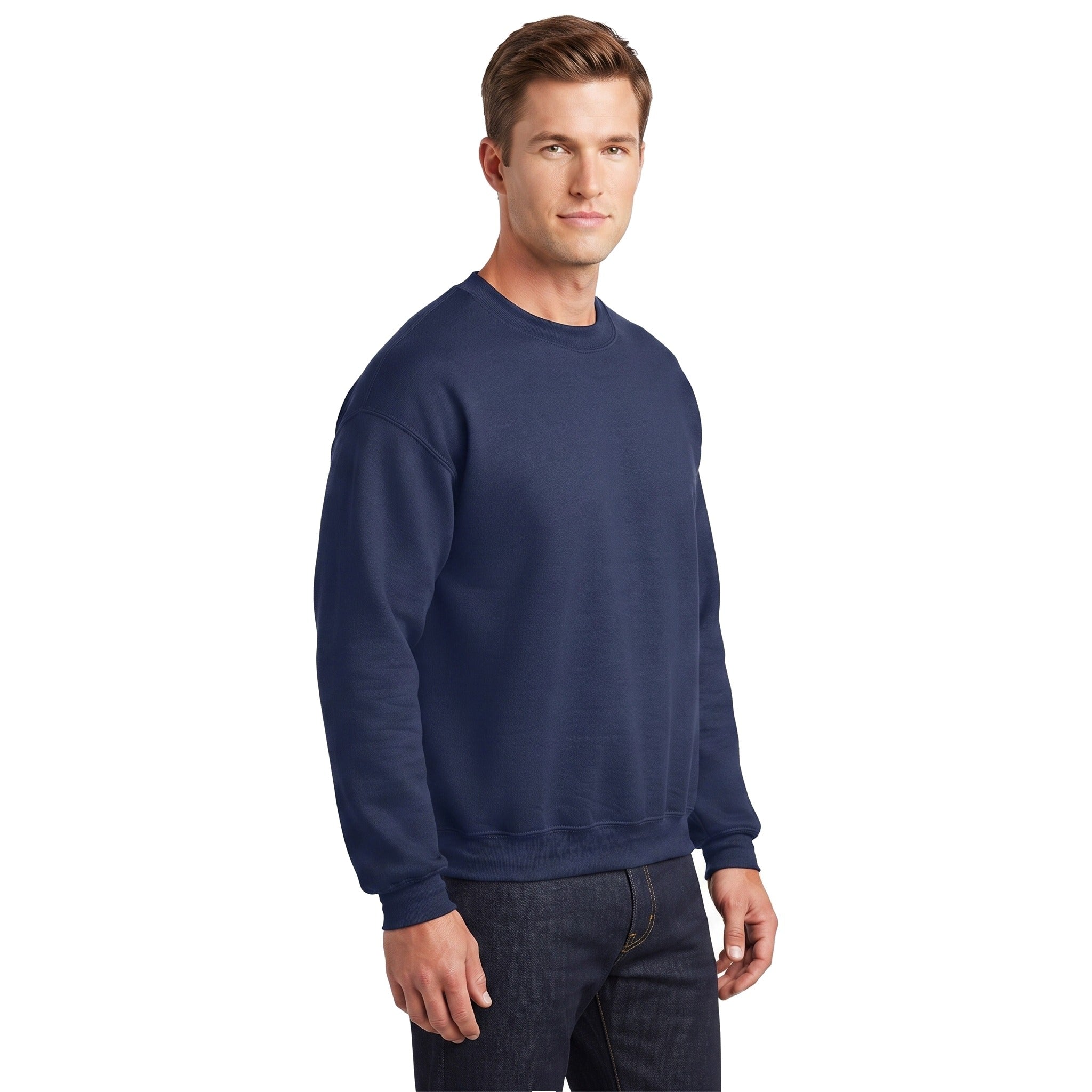 Sudadera Jerzees Básica Caballero Q4000 Azul marino
