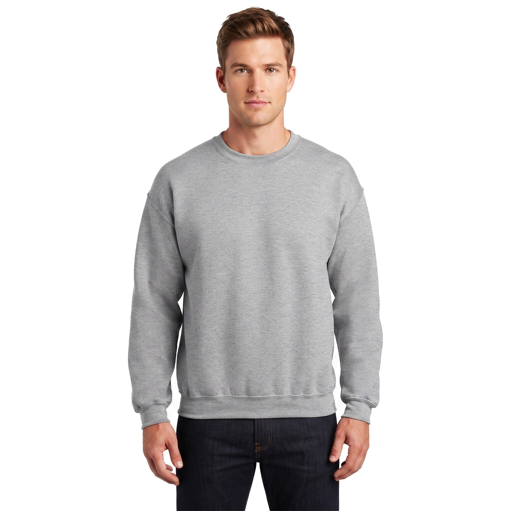 Sudadera Jerzees Básica Caballero Q4000 Gris