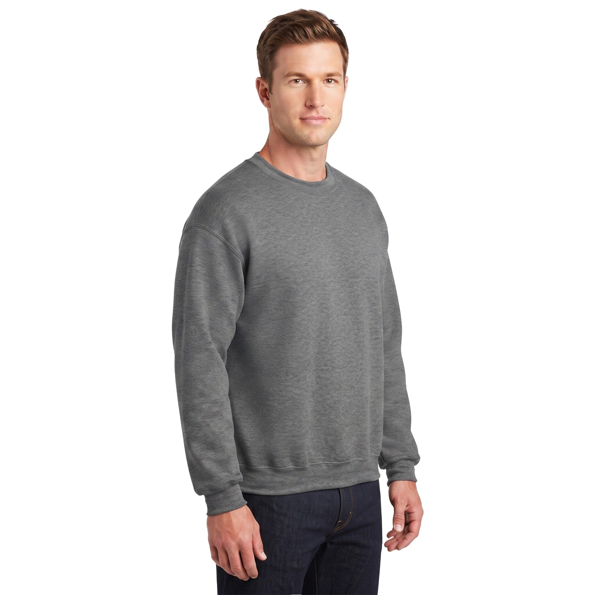 Sudadera Jerzees Básica Caballero Q4000 Gris oscuro