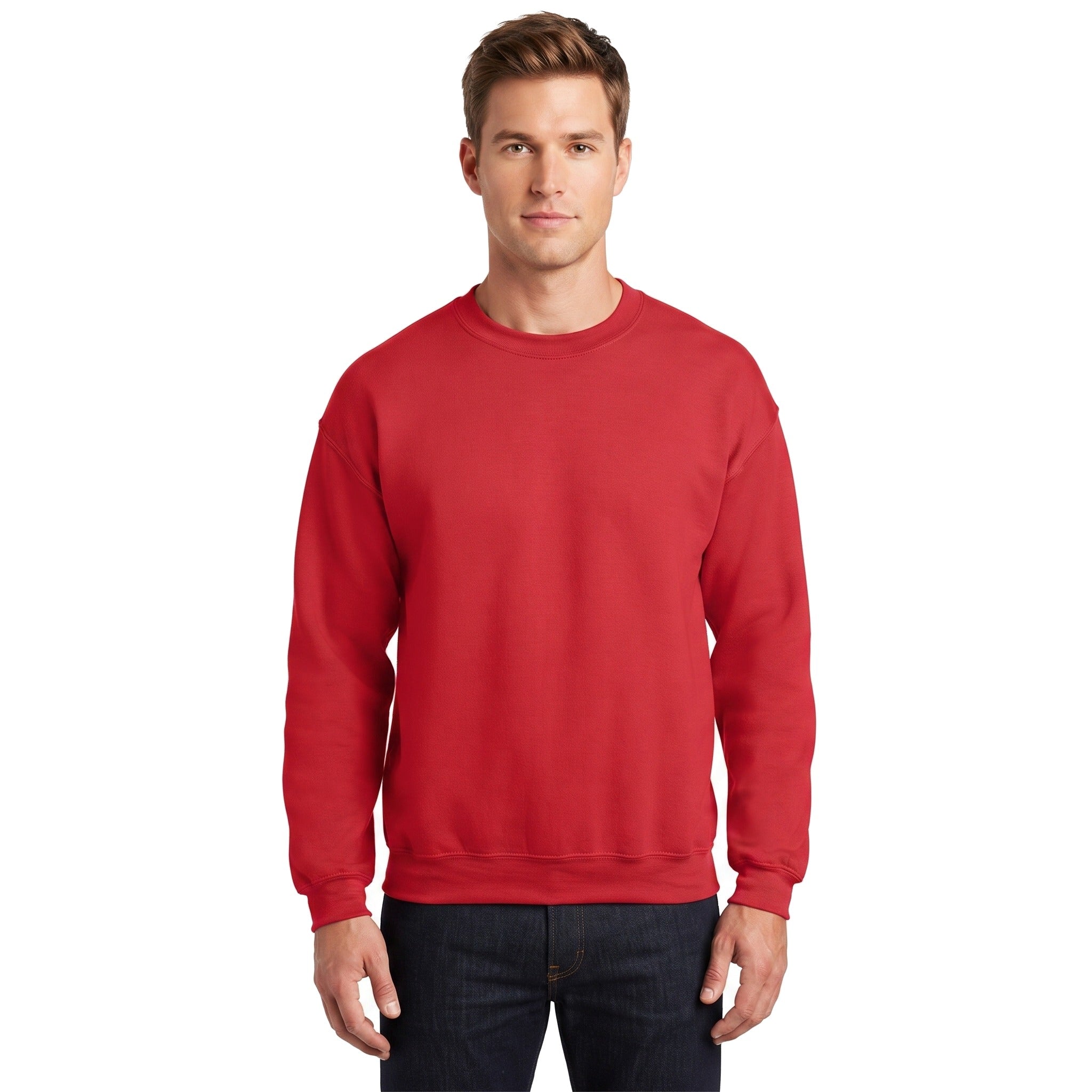 Sudadera Jerzees Básica Caballero Q4000 Rojo
