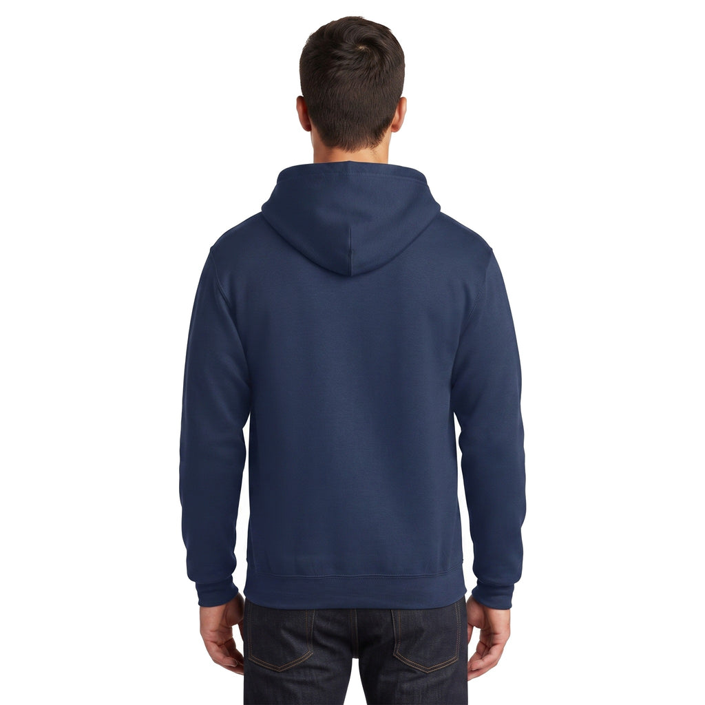 Sudadera Jerzees Con Cierre y Capucha Caballero Q6000 Azul marino