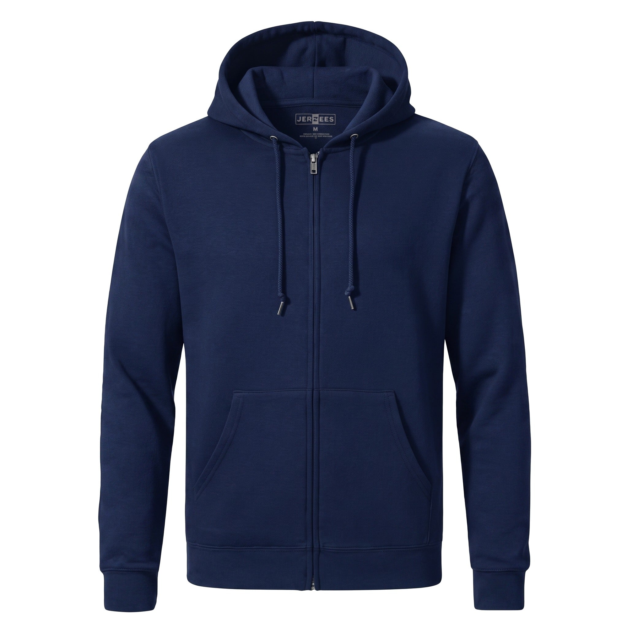 Sudadera Jerzees Con Cierre y Capucha Caballero Q6000 Azul marino