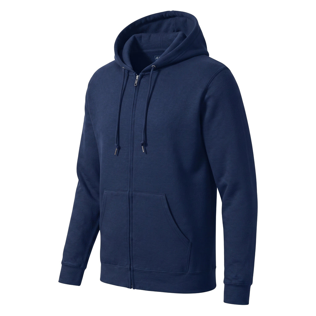 Sudadera Jerzees Con Cierre y Capucha Caballero Q6000 Azul marino
