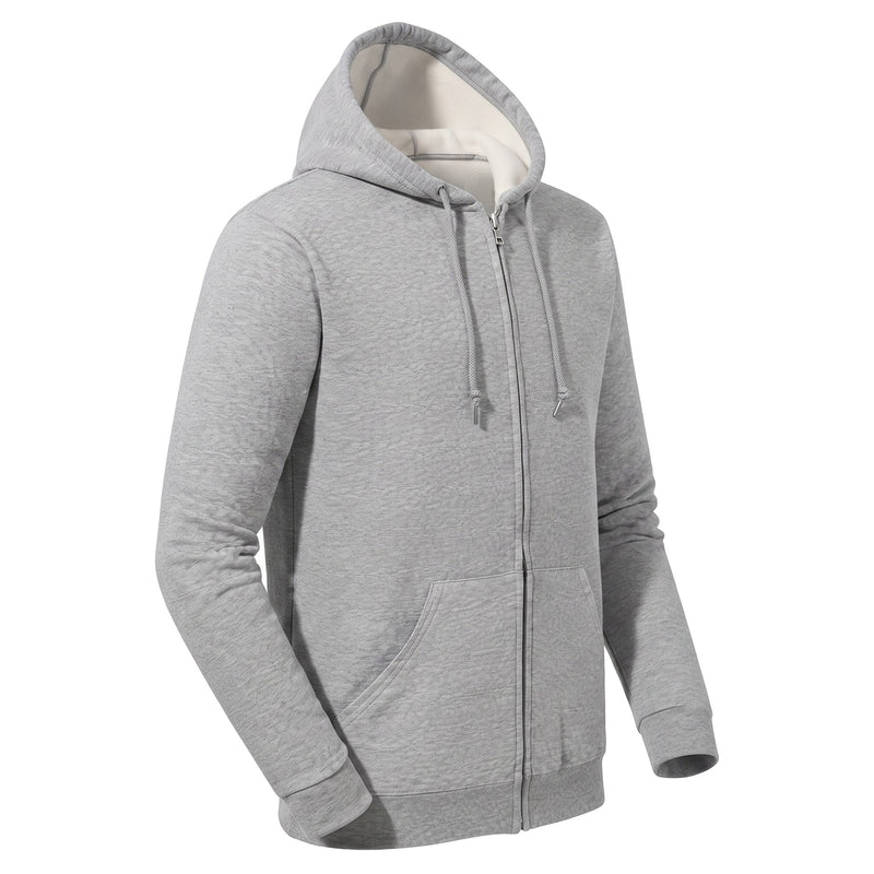 Sudadera Jerzees Con Cierre y Capucha Caballero Q6000 Gris