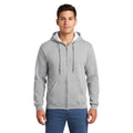 Sudadera Jerzees Con Cierre y Capucha Caballero Q6000 Gris