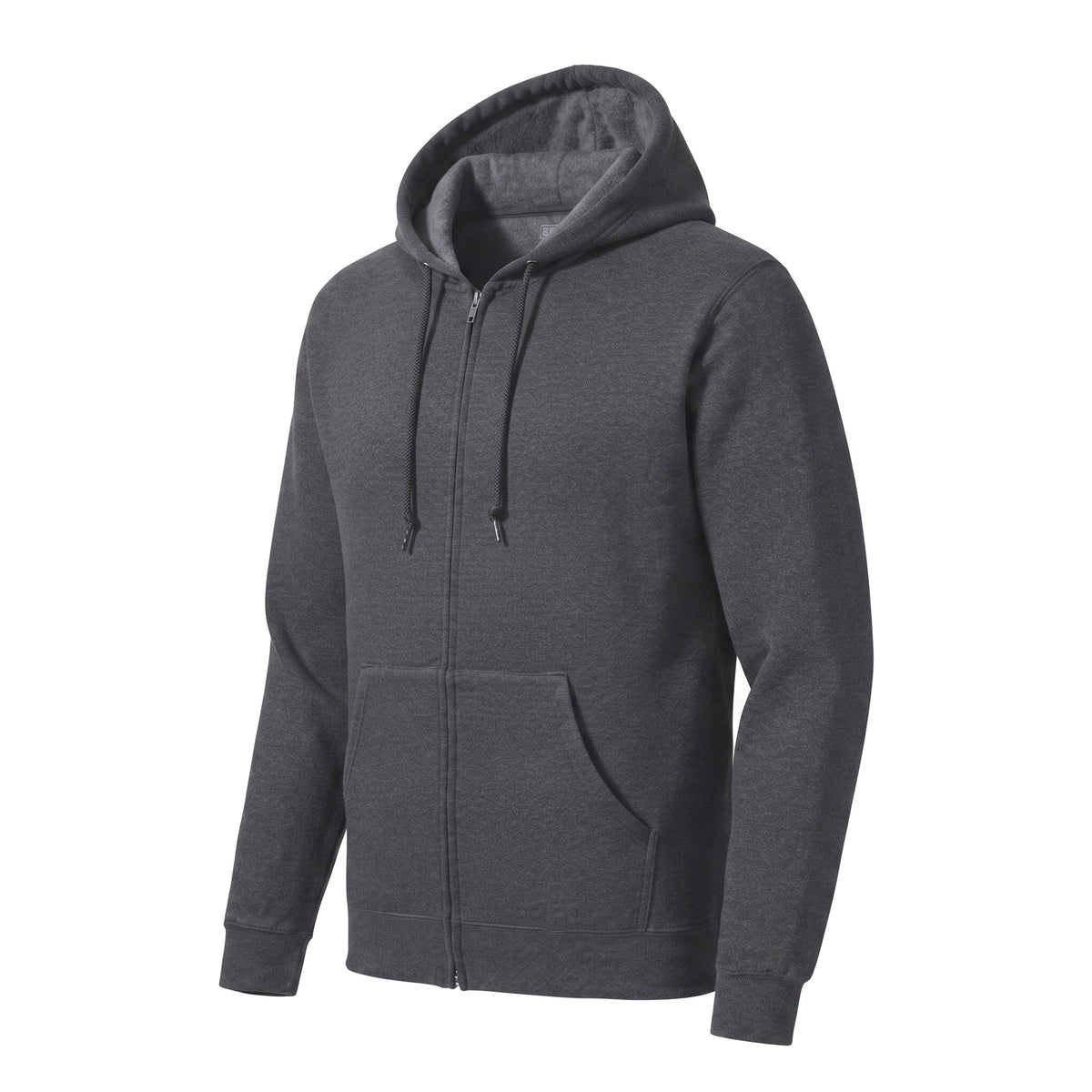 Sudadera Jerzees Con Cierre y Capucha Caballero Q6000 Gris oscuro