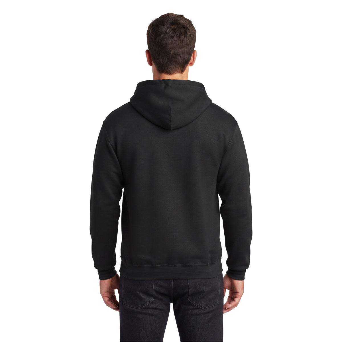 Sudadera Jerzees Con Cierre y Capucha Caballero Q6000 Negro