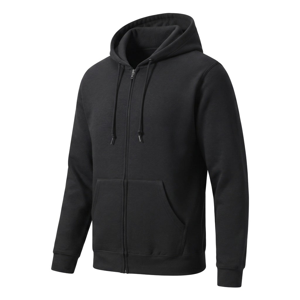 Sudadera Jerzees Con Cierre y Capucha Caballero Q6000 Negro