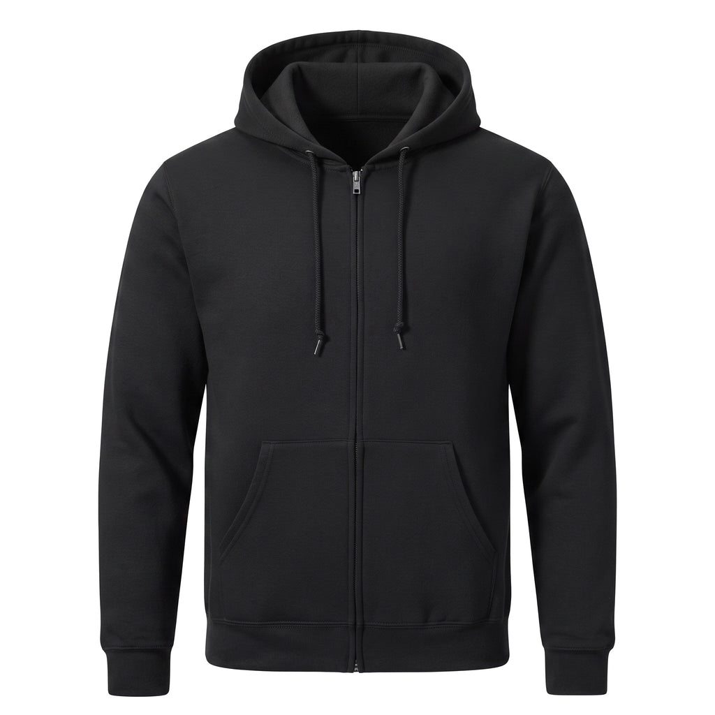 Sudadera Jerzees Con Cierre y Capucha Caballero Q6000 Negro