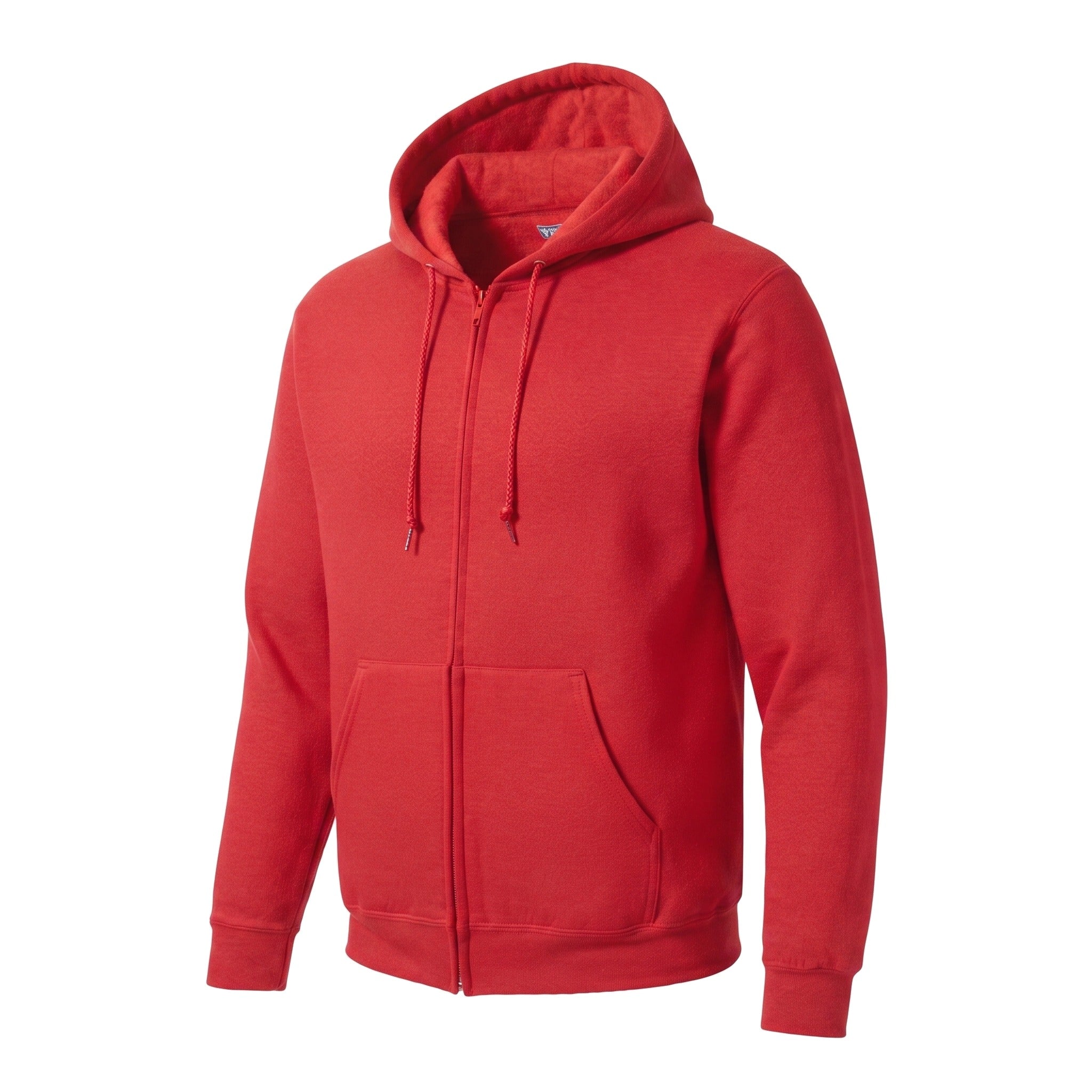 Sudadera Jerzees Con Cierre y Capucha Caballero Q6000 Rojo